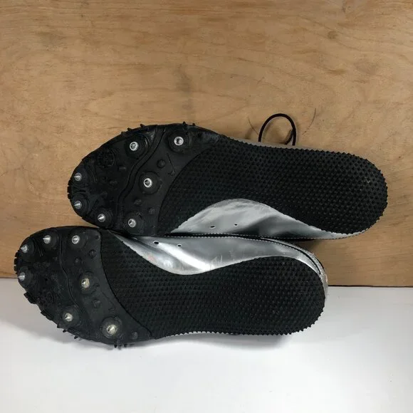 Nike Zoom Rival Bowerman Series Mens Size 10 Track Shoes 311894-011 Blk/Silver - Picture 9 of 13